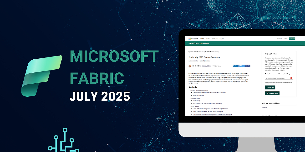 Microsoft Fabric Updates July 2025 - B2-BI