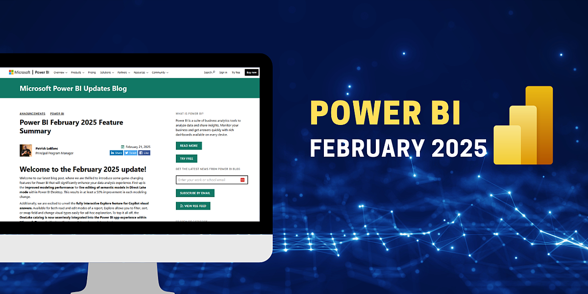 Power BI Updates March 2025 - B2-BI