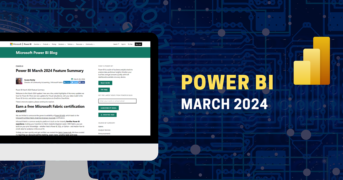 Power BI Updates | March 2024 - B2-BI