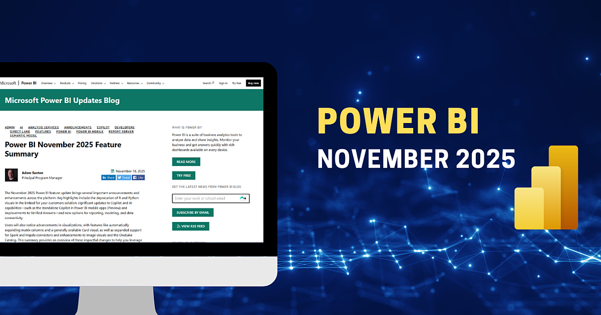 Power BI Updates November 2025 - B2-BI